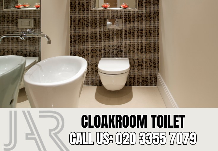 Cloakroom and Downstairs Toilet Installation by Westminister Bathroom Fitters